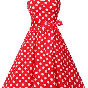 Women'sVintage Polka Audrey Dress